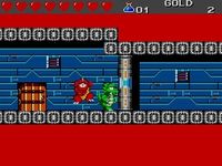 une photo d'Ã©cran de Wonder Boy III - The Dragon s Trap sur Sega Master System